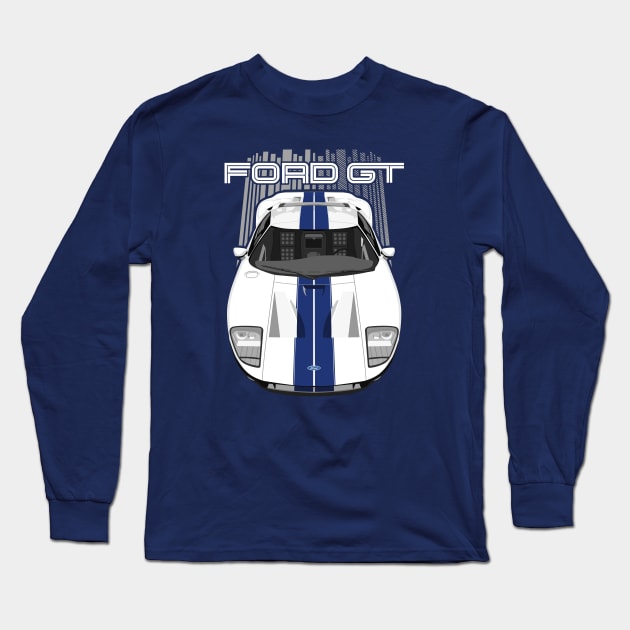 Ford GT-2005-2006-white Long Sleeve T-Shirt by V8social